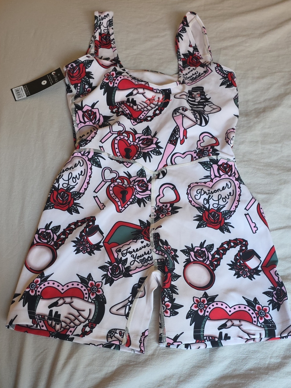 NWT ETHIKA BIKERSHORT ROMPER - Picture 3 of 4